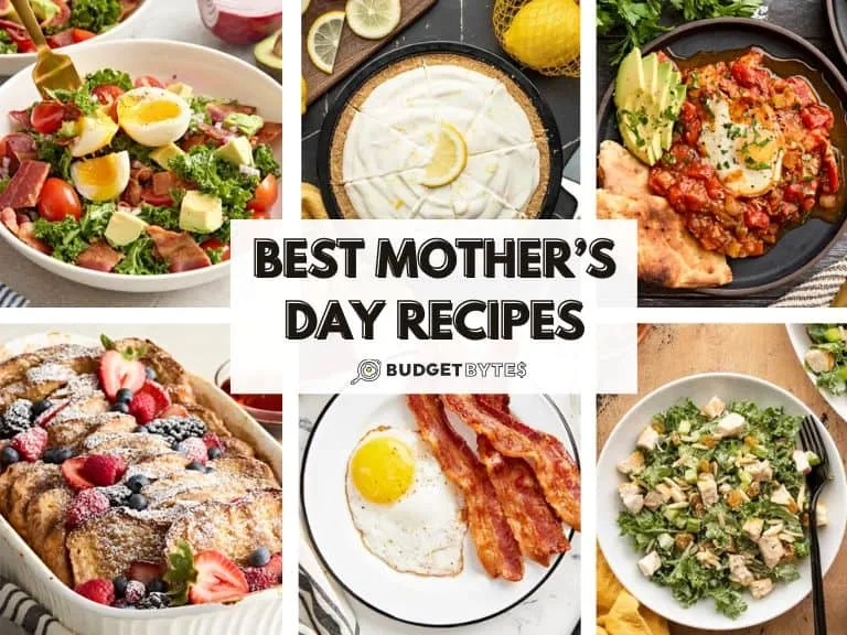 Mother’s Day Recipe Roundup – Budget Bytes – TFFH – The Financial Freedom Hub